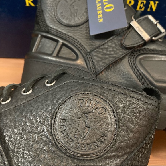 Polo Ralph Lauren Men's Oslo Low Waterproof Leather & Suede Duck Boots - Picture 8 of 13